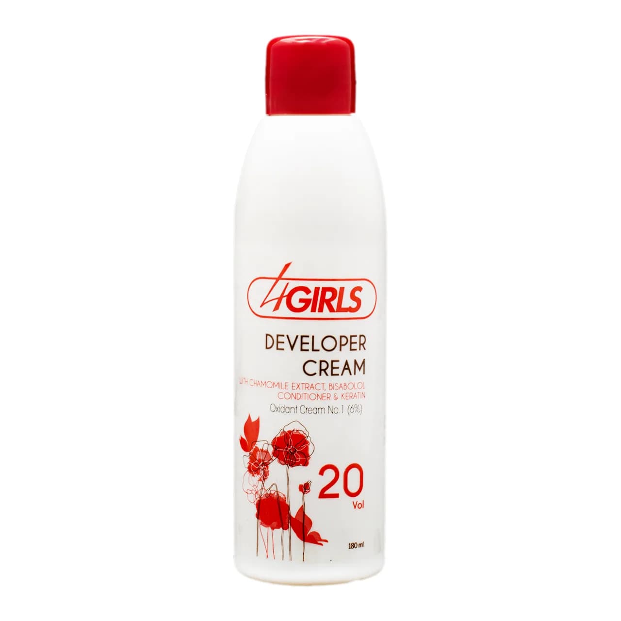 اکسیدان کرمی فور گرلز 6 درصدی مدل 20vol حجم 180ml