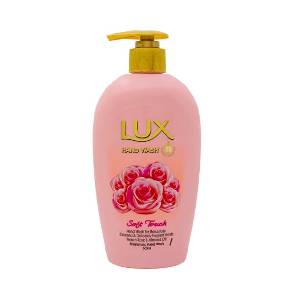 مایع دستشویی لوکس با رایحه گل رز و بادام 500ml