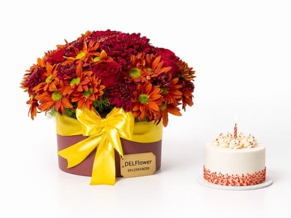 گل و کیک برای ده هزار دنبالکننده – گل فروشی آنلاین تهران | باکس گل | دسته گل | گل تولد | گل ترحیم — تصویر ۲