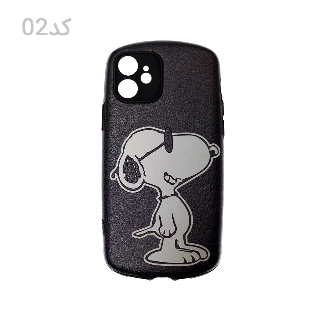 قاب گوشی چرم طرح دار آیفون iPhone 12