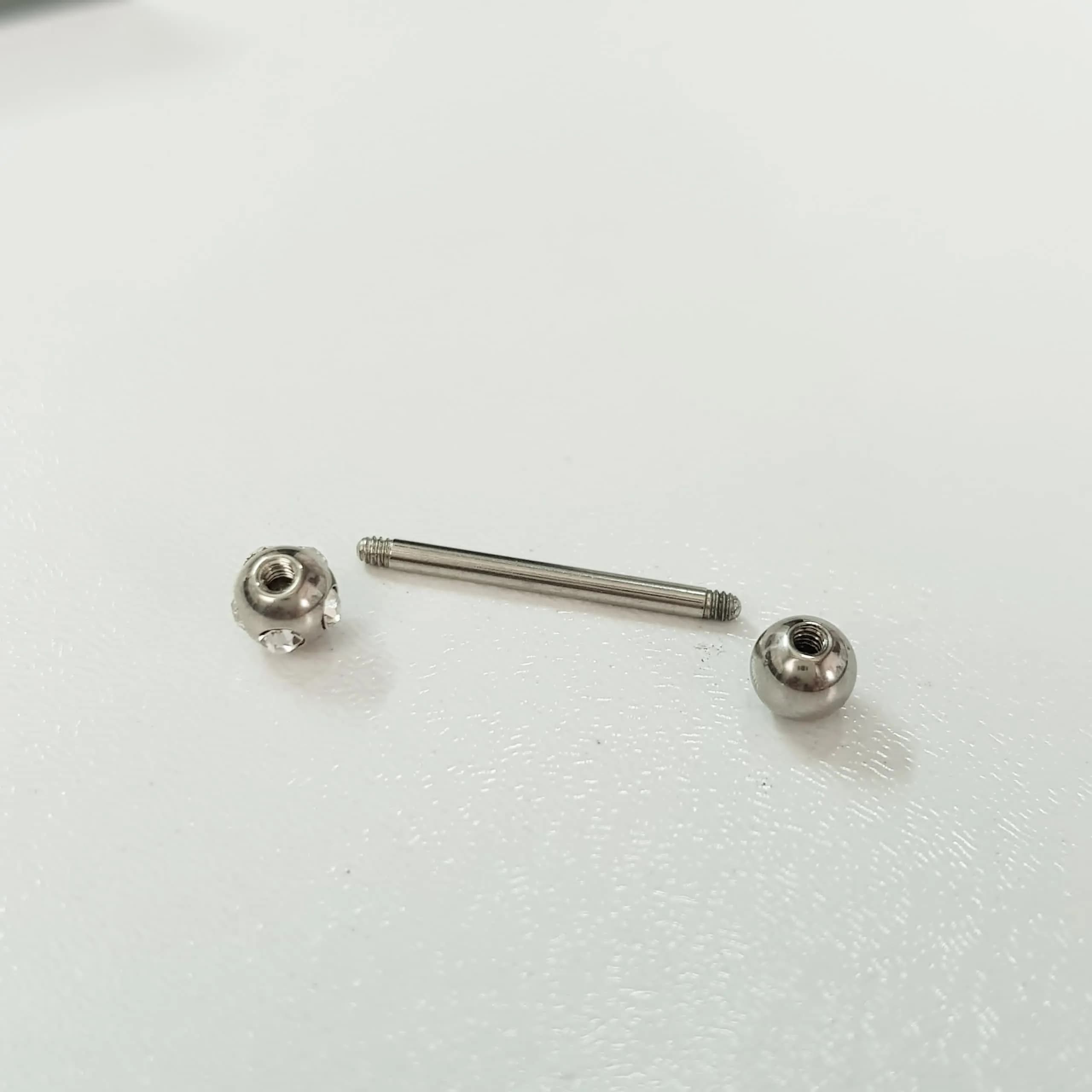 پک پیرسینگ زبان جنس استیل جراحی (Surgical Steel) ضد حساسیت — تصویر ۴
