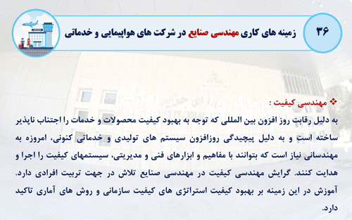 پاورپوینت ارتباط میان صنعت هوانوردی و مهندسی صنایع (10542) — تصویر ۳
