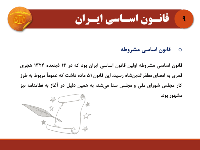 پاورپوینت قانون اساسی (9968) — تصویر ۶