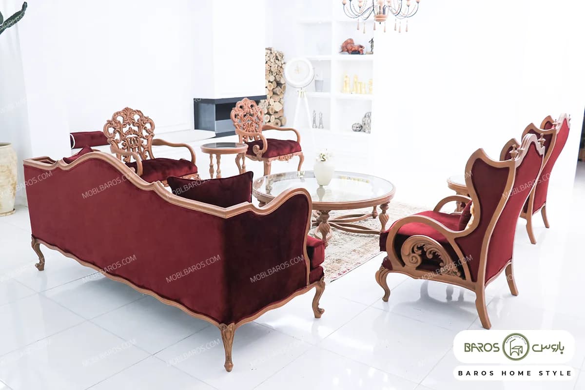 ست مبلمان ترکیبی کینگ و کویین کد ۳