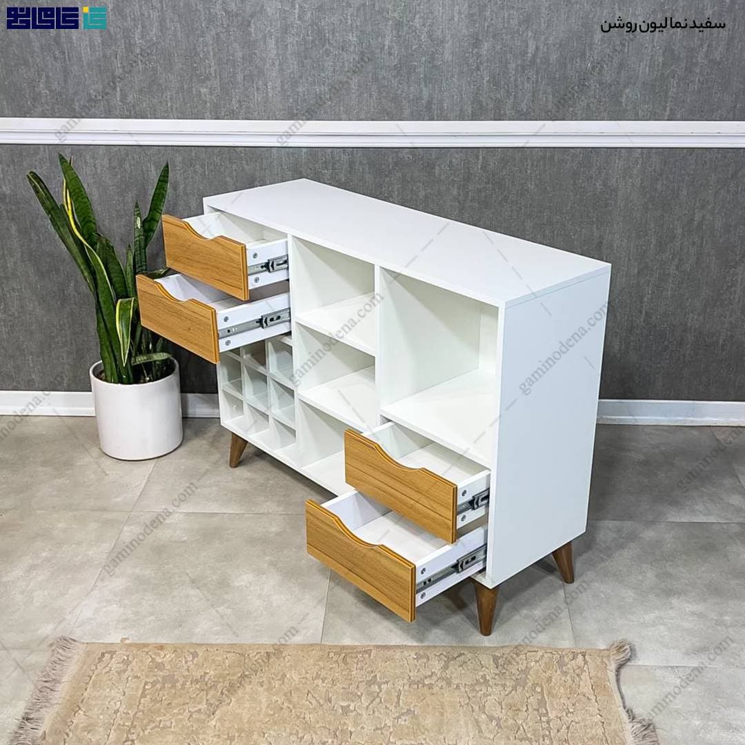 میز کنسول جدید و مدرن اسپرت ام دی اف مدل تیارا — تصویر ۳