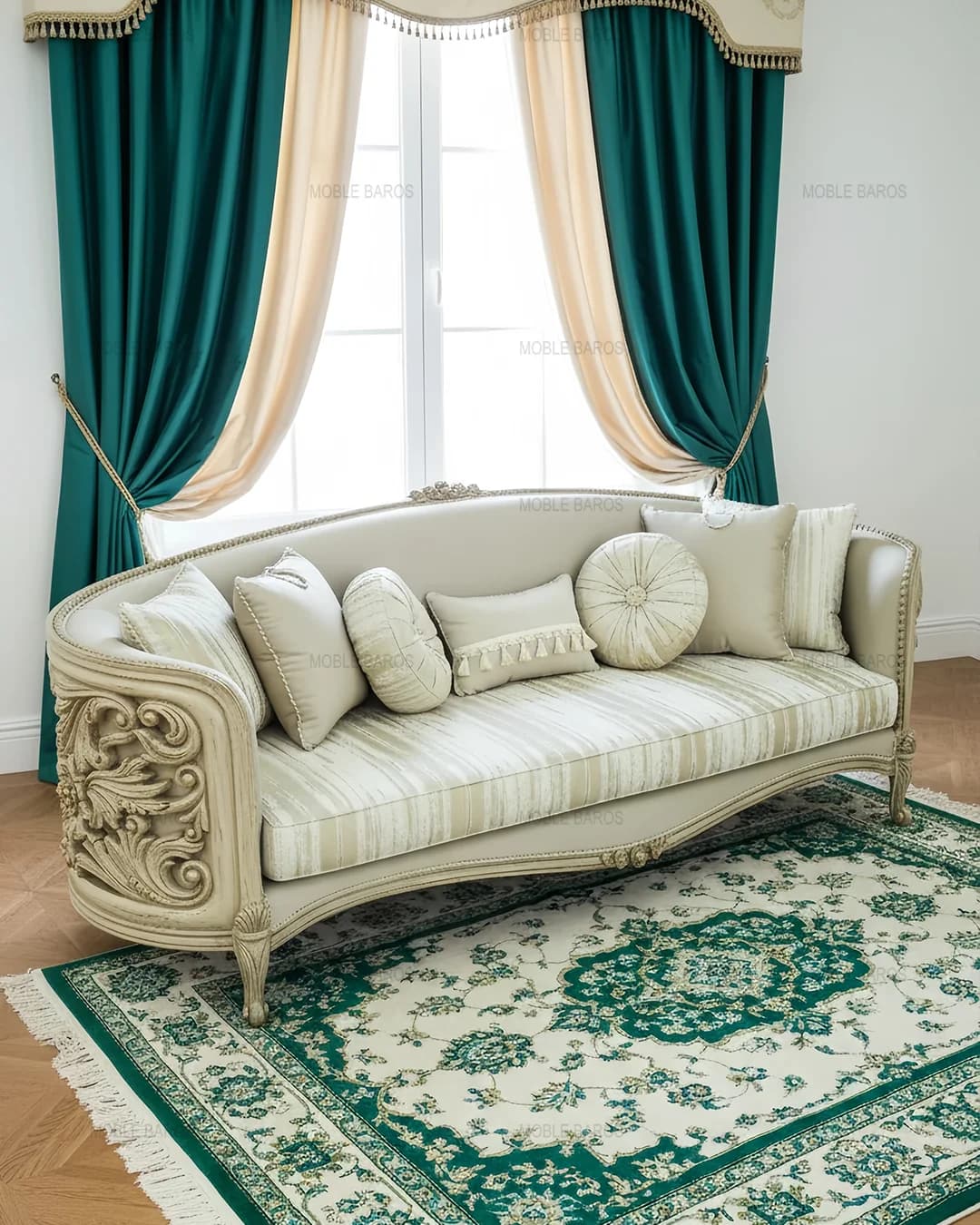مبل استیل و سلطنتی جدید مدل الینا کد ۲ — تصویر ۶