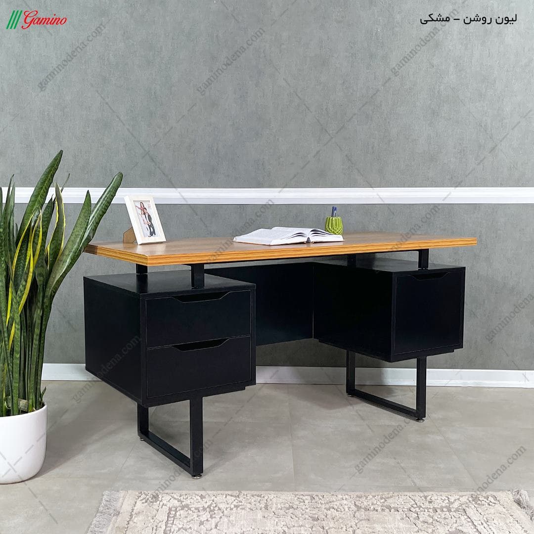 میز تحریر فلزی مدرن مدل نوید — تصویر ۴
