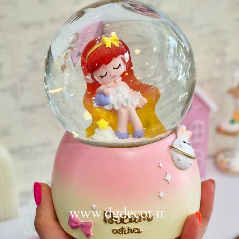 گوی موزیکال پمپی دختر و خرگوش — تصویر ۲