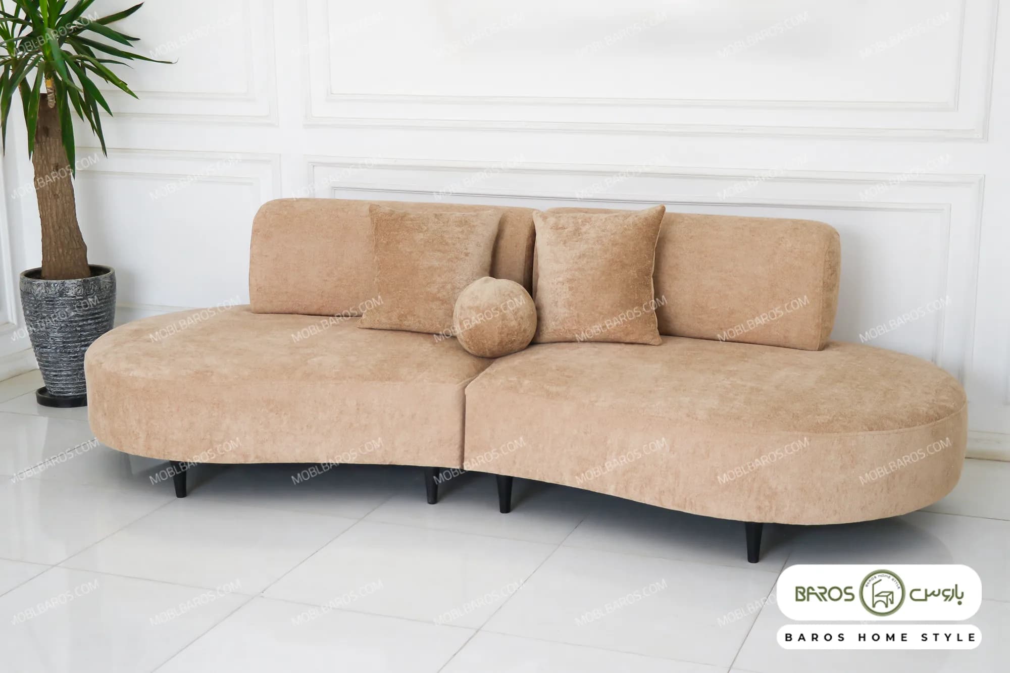 کاناپه سه نفره راحتی جدید سوفیا کد ۱