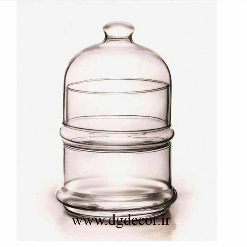 بانکه تمام شیشه درب دار در سه سایز — تصویر ۳