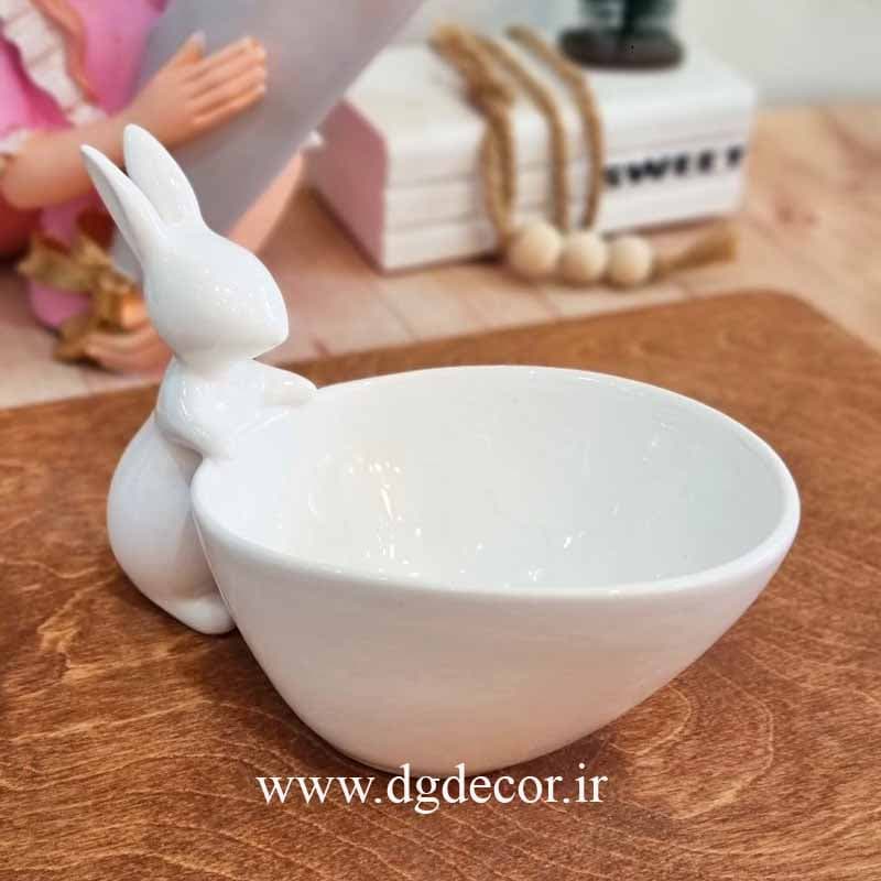 کاسه سرامیکی خرگوشی