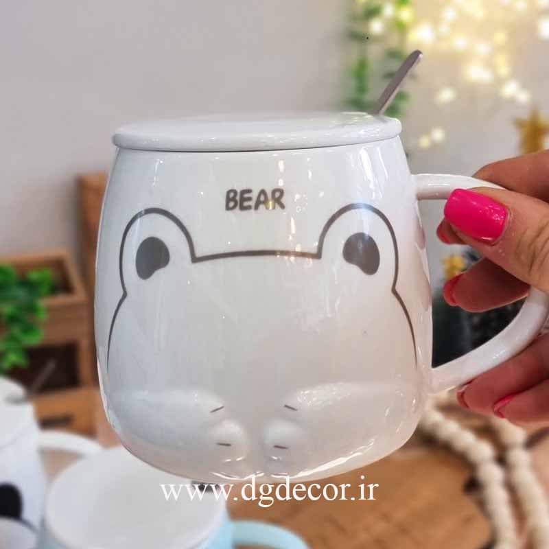 ماگ حیوانات سرامیکی برجسته — تصویر ۴