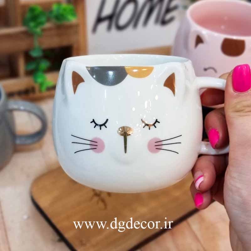 ماگ گربه رنگی سرامیکی — تصویر ۲
