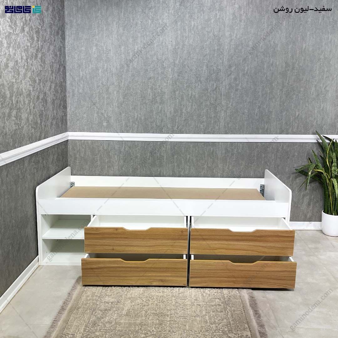 تخت خواب ماهور هتلی و کشودار ماهور 120 — تصویر ۷