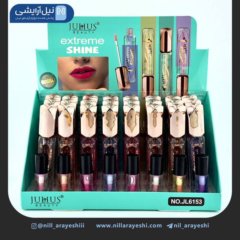 برق لب حرارتی گلدار ژولیوس بیوتی کد jl6153364389