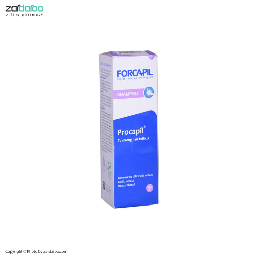 شامپو تقویت کننده فولیکول مو حاوی پروکپیل فورکاپیل Forcapil