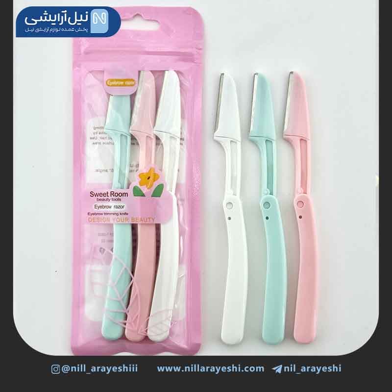 پک تیغ ابرو اره ای تاشو سوییت روم سه عددی lip no
