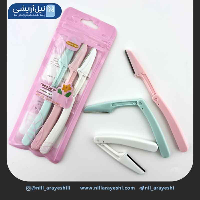 پک تیغ ابرو اره ای تاشو سوییت روم سه عددی lip no — تصویر ۲