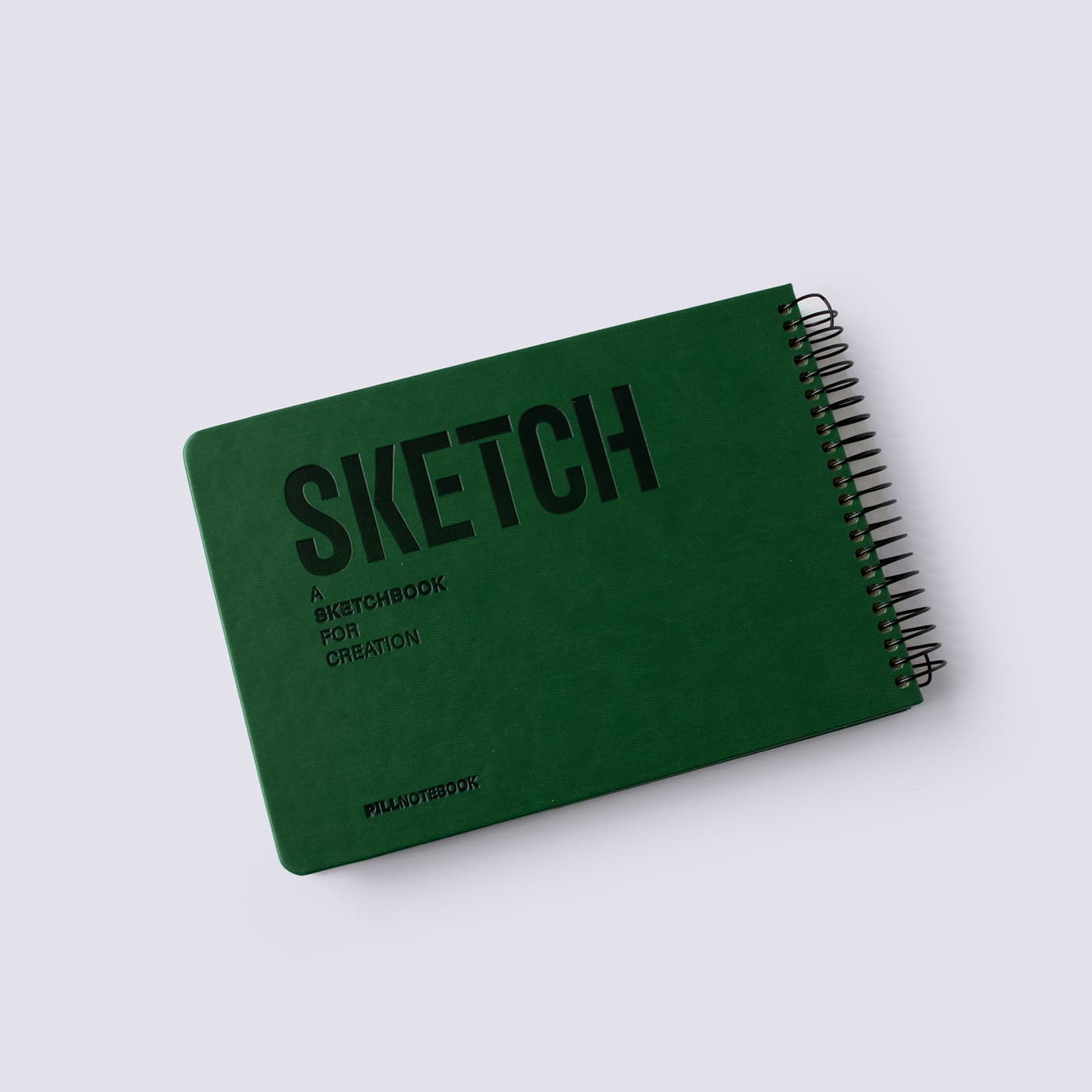 دفتر طراحی آ5 SKETCH سبز تیره پیل (PILL)