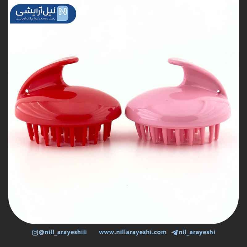 سرشور دسته دار رنگی سوراخ دار گرد