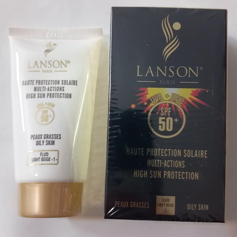 ضد آفتاب رنگ دار لانسون شماره 1 LANSON محصولات پوست مهتا