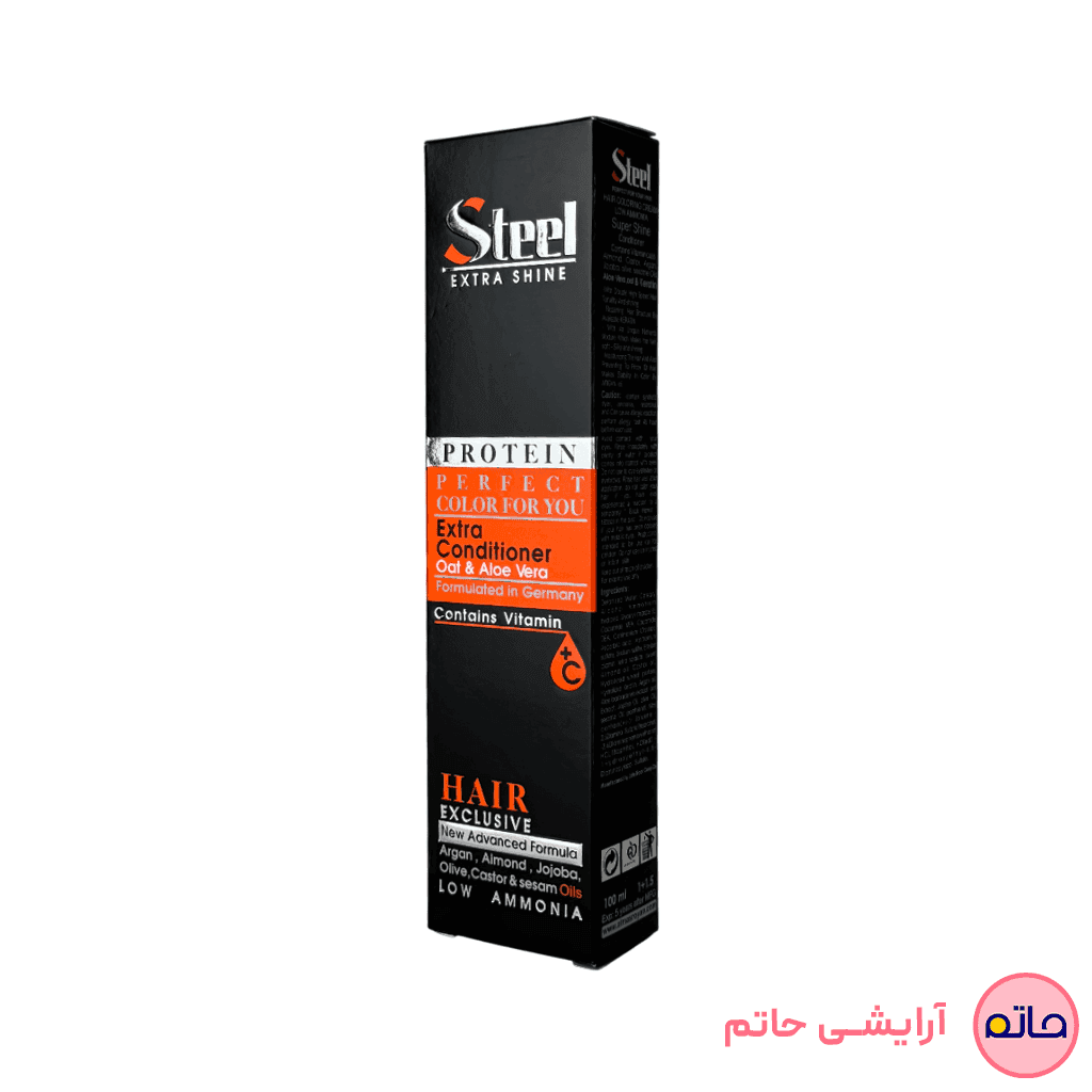 رنگ مو استیل 3/1 قهوه ای خاکستری تیره حجم 100 میلی لیتر — تصویر ۶