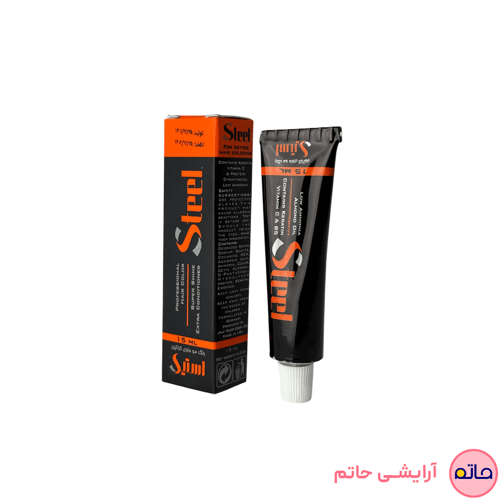 رنگ ابرو استیل شماره 7.57 گردویی — تصویر ۲