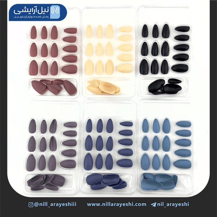 ناخن مصنوعی به همراه چسب ژله ای فنسی 24 عددی — تصویر ۳