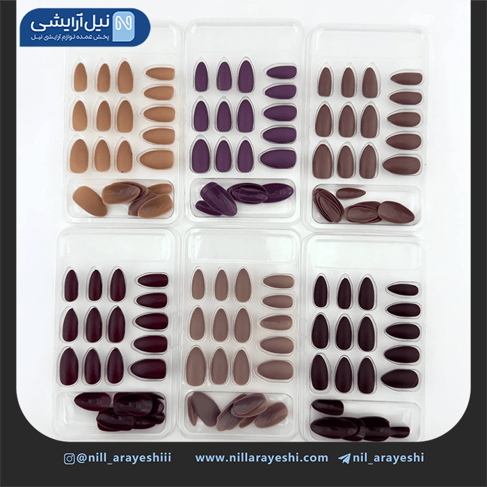 ناخن مصنوعی به همراه چسب ژله ای فنسی 24 عددی — تصویر ۴