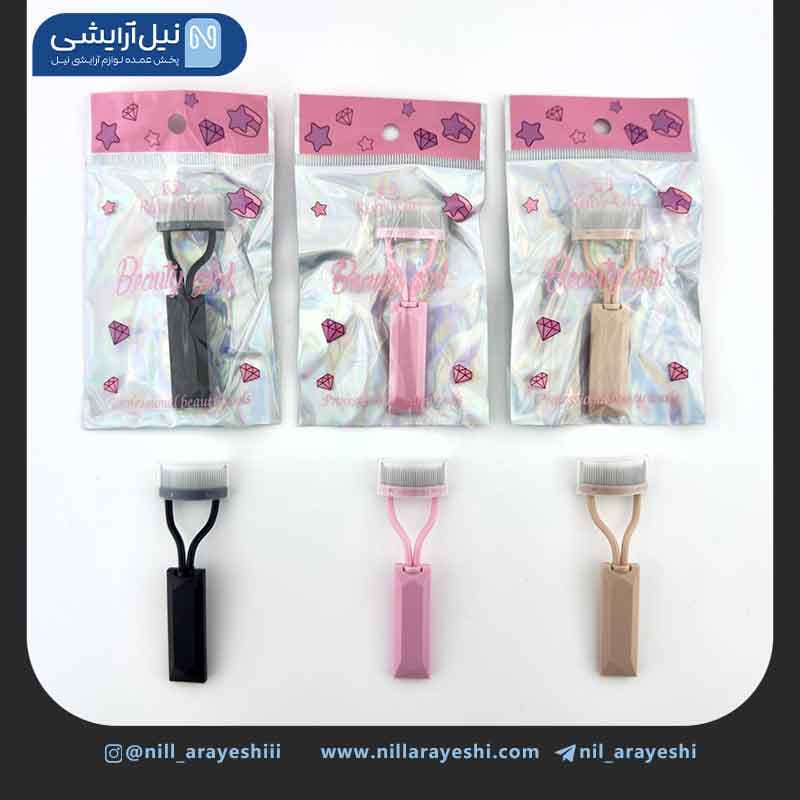 شانه مژه فلزی طرح فرمژه روبی گرل کد rg – 001