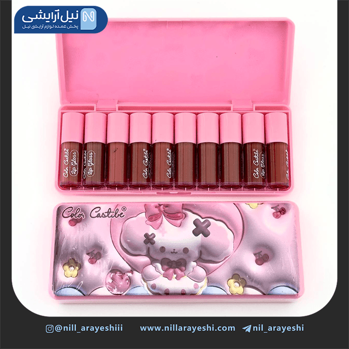 پک رژ لب مایع خرگوشی کالر کاستل ده عددی کد 6 – 414 2 — تصویر ۳