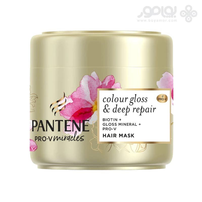 ماسک موی ترمیم و براق کننده پنتن مدل COLOR GLOSS حجم 300 میل