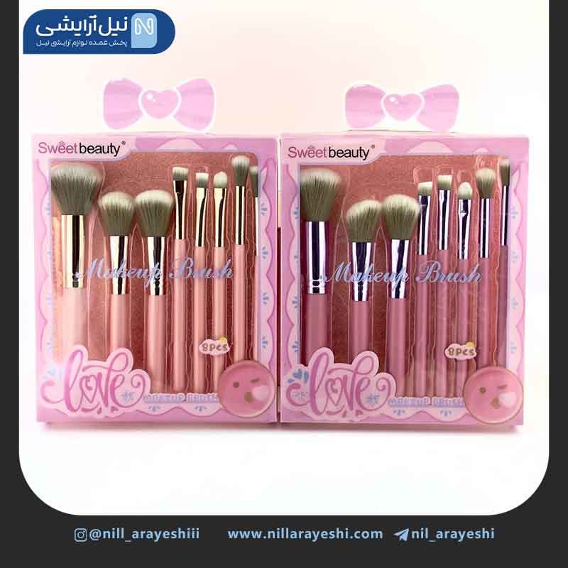 ست براش هشت تیکه سوییت بیوتی کد sz – 1003 ( طلق دا ر )