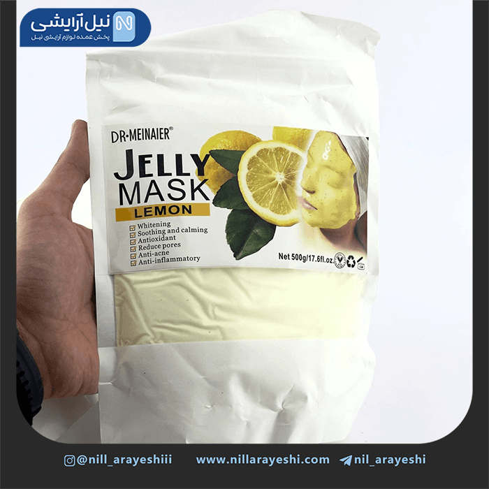 ماسک پودری هیدروژلی صورت دکتر مینایر 500 گرمی کد 2 20721 — تصویر ۴