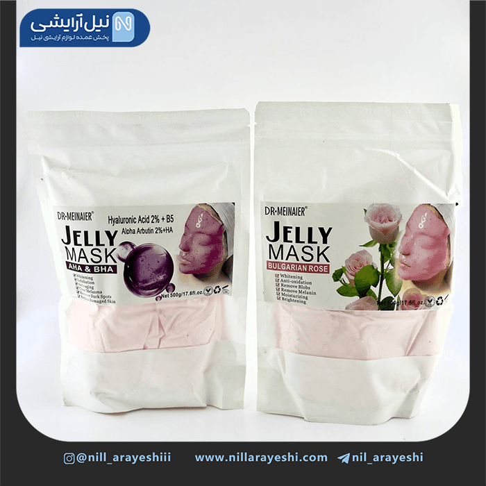 ماسک پودری هیدروژلی صورت دکتر مینایر 500 گرمی کد 2 20721 — تصویر ۲