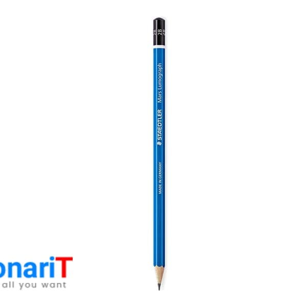 مداد طراحی مشکی استدلر مدل Mars Lumograph درجه سختی 2B — تصویر ۳