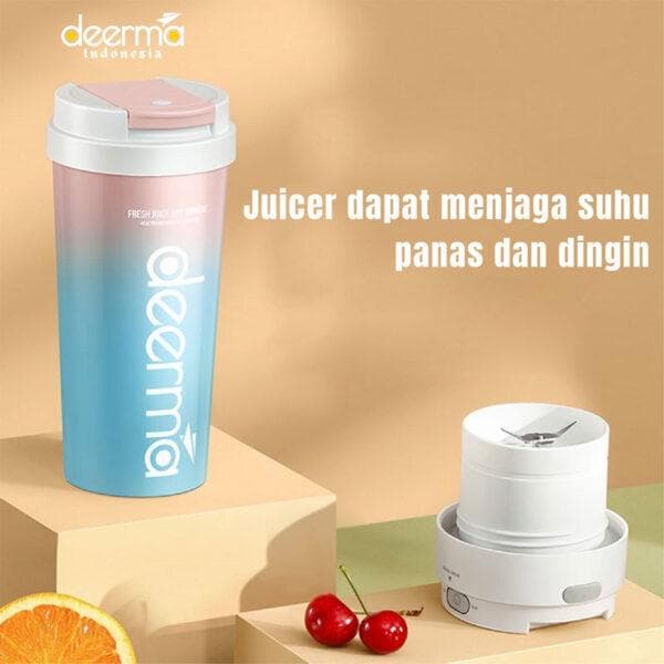 ماگ و فلاسك شارژي مخلوط كن چندمنظوره شیائومی Deerma NU90 300ml — تصویر ۲