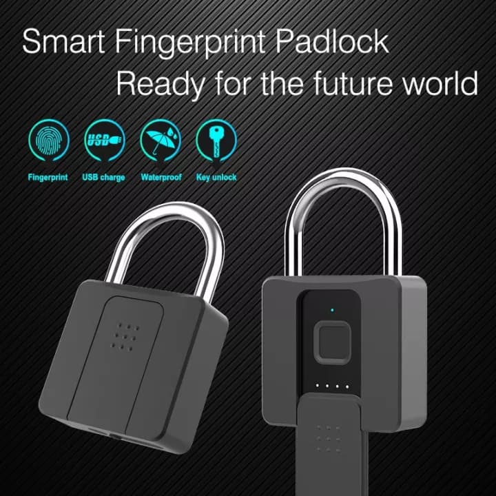 قفل اثر انگشتی smart padlock — تصویر ۲