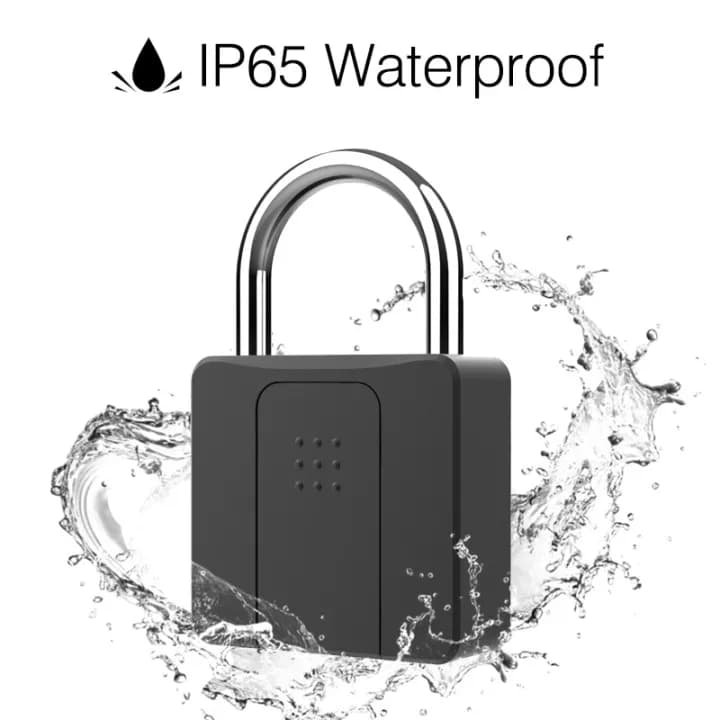 قفل اثر انگشتی smart padlock — تصویر ۳