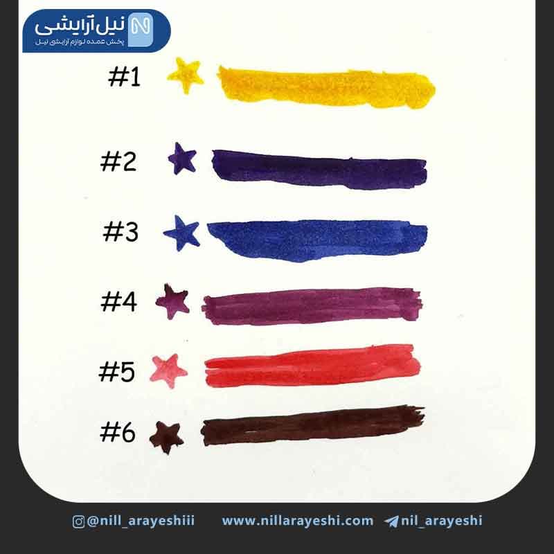خط چشم رنگی ماژیکی دو طرفه استامپی طرح دار کیس بیو تی کد 03 – 59153 — تصویر ۵