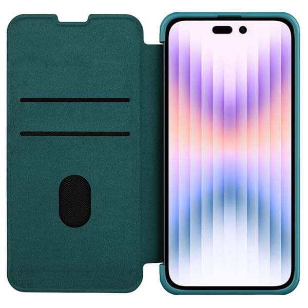 کیف نیلکین آیفون iPhone 14 Pro Max مدل چرمی پارچه ای — تصویر ۶