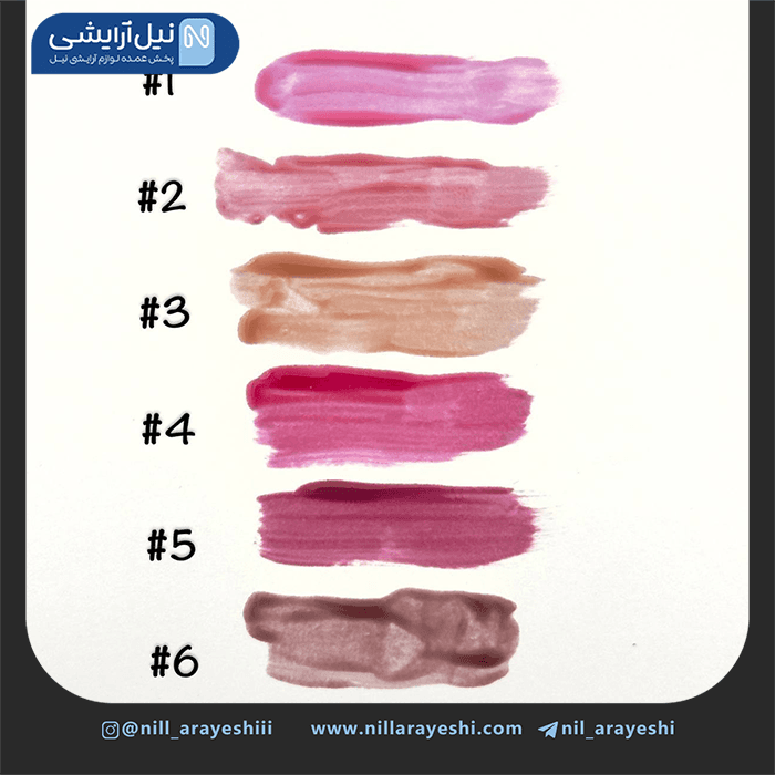 رژ لب خیس ( بالم لب ) پیچی براش دار اولی بولا کد L A – L173 — تصویر ۲