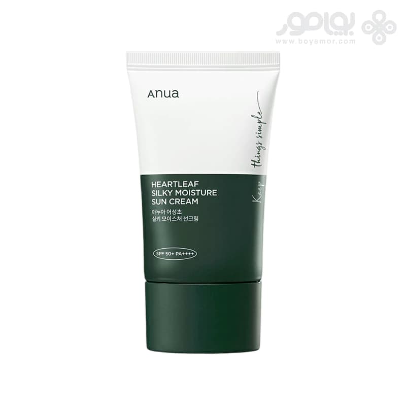 ضد آفتاب مرطوب کننده آنوا مدل HEARTLEAF حاوی +SPF50 حجم 50 میل