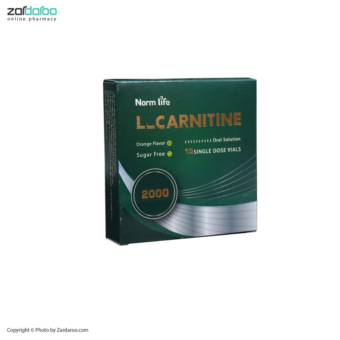 ویال خوراکی ال کارنیتین 2000 میلی گرم نورم لایف Norm Life