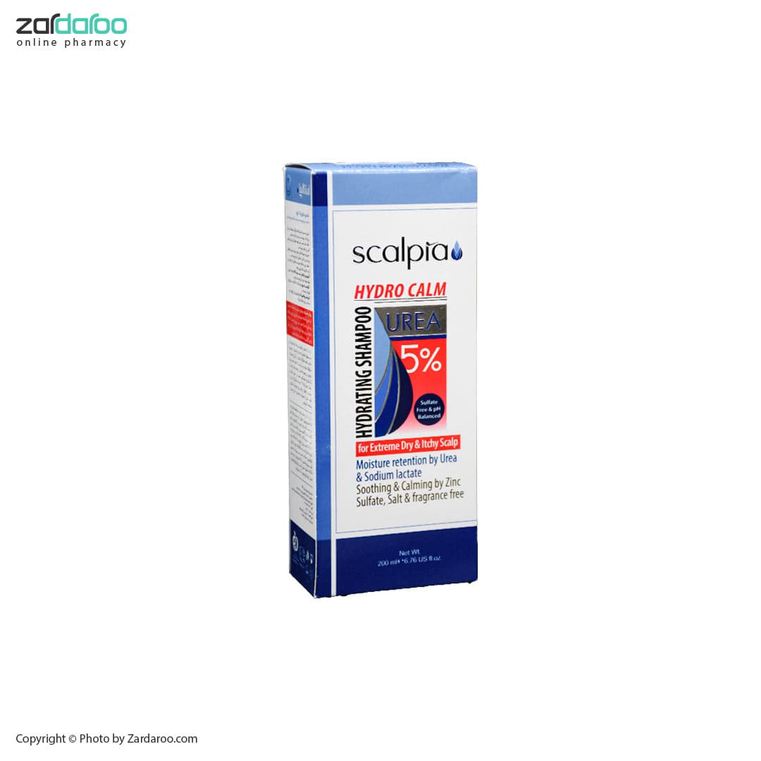شامپو اوره 5% پوست سر خشک اسکالپیا Scalpia