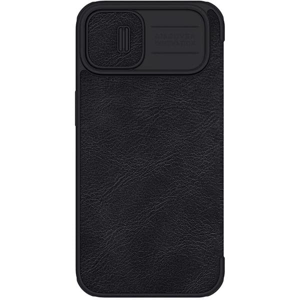 کیف چرمی گوشی اپل ایفون 14 پلاس مدل نیلکین Qin Pro — تصویر ۴