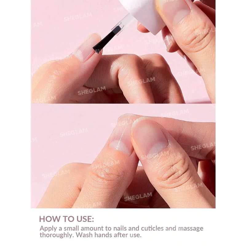 روغن تقویت کننده ناخن شیگلم مدل BLOOMING NAILS حجم 8 میل — تصویر ۷