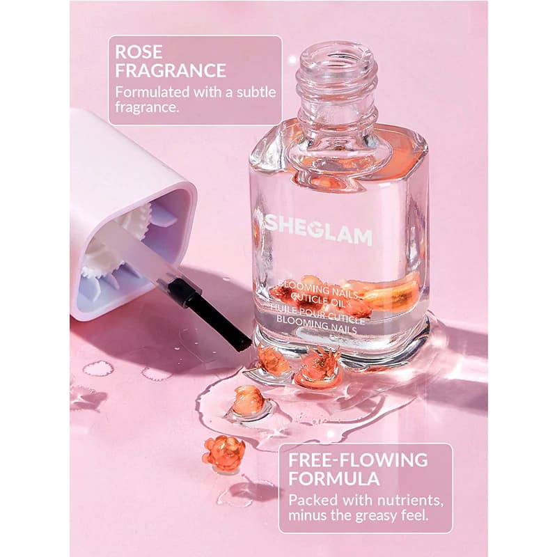 روغن تقویت کننده ناخن شیگلم مدل BLOOMING NAILS حجم 8 میل — تصویر ۶