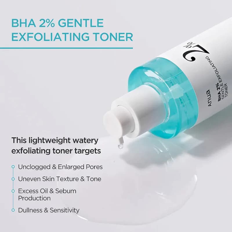 تونر لایه بردار ملایم آنوا مدل BHA2% حجم 150 میل — تصویر ۲