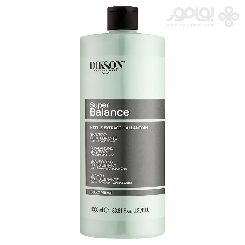 شامپو متعادل کننده چربی دیکسون پرایم مدل SUPER BALANCE حجم 1000 میل